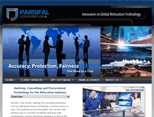 Tablet Screenshot of parsifalcorp.com